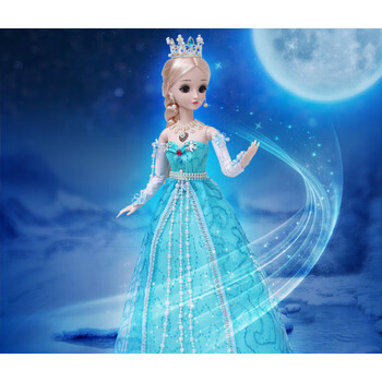 勒米熊儿童玩具女孩洋娃娃大号礼盒装610岁80艾莎巴比公主女生礼物