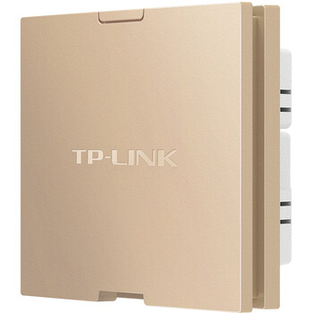 普联（TP-LINK） AX3000 Wi-Fi6面板AP 大户型全屋wifi无线mesh组网 PoE供电AC管理 TL-XAP3000GI-PoE香槟金
