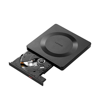 联想 刻录机8倍速 USB2.0 外置光驱 DVD刻录机 移动光驱 黑色 GP70Pro【USB/Type-C】读刻一体