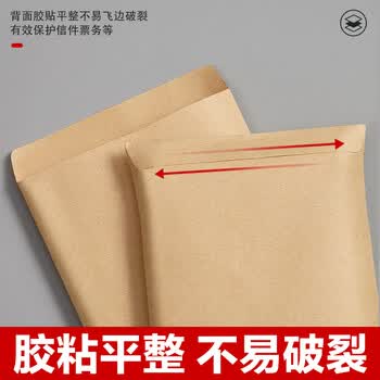 金蝶（kingdee）100张9号牛皮纸信封324*229mm 空白无字信封袋发票袋工资袋 BCBQ20-9号