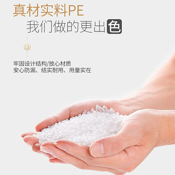 CHAHUA茶花 垃圾袋100只加厚1.5丝大号50*60cm家用厨房清洁袋平口收纳袋