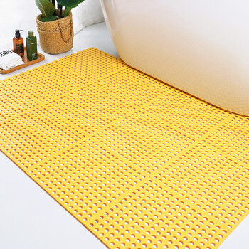 无味浴室防滑垫洗澡淋浴大号带吸盘按摩脚垫厕所卫生间隔水地垫子浴室