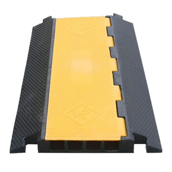 京势 线槽 线槽减速带 pvc橡胶线槽板室内外护线盖线板电缆保护槽 四