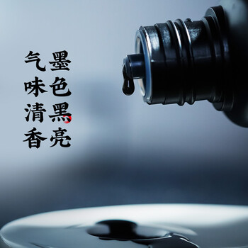 红星 玄宗墨汁 书法国画专用作品墨液 中浓超浓高档创作练习大容量墨水 玄宗中浓500ml