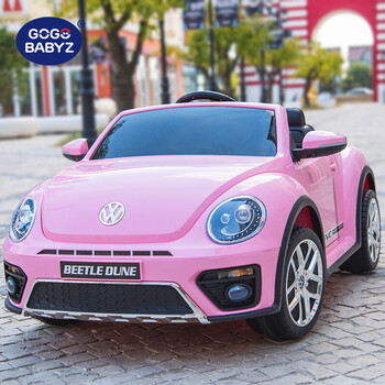 babyz甲壳虫儿童电动车四轮汽车玩具车跑车可坐成人四驱充电 团购联系