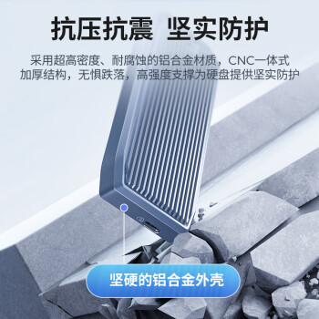 奥睿科（ORICO）USB4硬盘盒兼容雷电4/3 M.2 NVMe SSD固态硬盘盒/适用苹果Mac mini电脑SSD固态外置盒扩容-M2V01