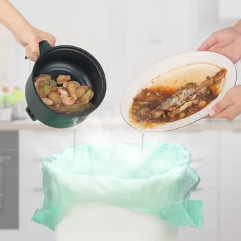 京东京造 背心式垃圾袋45*60cm*300只 超厚15μ1.5丝手提厨房家用加厚中号