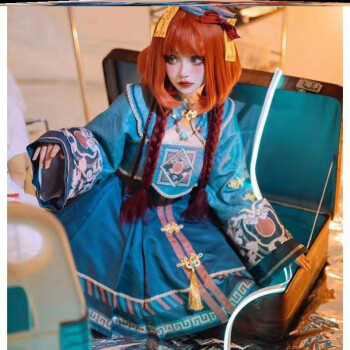 網紅小殭屍lolita可愛動漫lo服裝洛麗塔jsk萬聖節cos服女連衣裙 jsk長