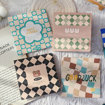 狮洛德 贺卡明信片小清新创意卡通生日祝福卡邀请卡留言手写小卡片6张带信封 狮洛德 贺卡明信片小清新创意卡通生日祝福卡邀请卡留言手写小卡片6张带信封