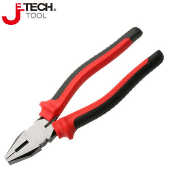 捷科（JETECH）TP-6 钢丝钳电工钳老虎钳子可剪钢丝铬钒钢双色柄日式6英寸