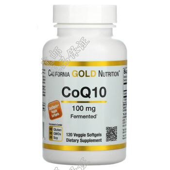 现货美国辅酶q10usp级泛醌coq10100毫克120粒素食软胶囊素食软胶囊