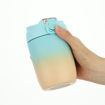 乐扣乐扣（LOCK&LOCK）炫彩嘟嘟杯 迷你创意双饮保温杯 LHC6591FU蓝黄