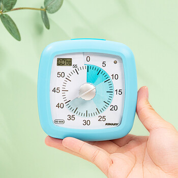 金得利可视化时间管理器正计倒计小学生学习自律定时提醒器便携多功能闹钟儿童可视化计时器蓝色SN503 金得利可视化时间管理器正计倒计小学生学习自律定时提醒器便携多功能闹钟儿童可视化计时器蓝色SN503