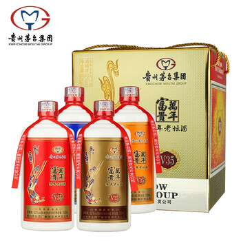 贵州茅台酒厂集团富贵万年v3552度柔雅浓香型白酒飞天仙女图礼盒酒水