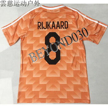 1988荷兰主场8rijkaard8号里杰卡尔德球衣足球服波衫shirt10gullit机