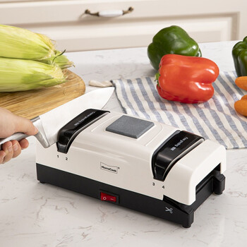 磨刀机 磨刀器 多功能电动磨刀机菜刀砂轮自动家用电动磨刀器 磨刀机