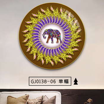 东南亚大象装饰画价格报价行情- 京东