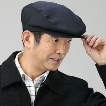 前进帽 男春夏款春秋天老人帽子男老式鸭舌帽中老年前进帽爷爷解放帽