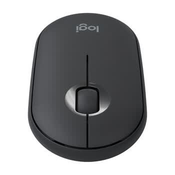 罗技（Logitech）Pebble 鹅卵石轻薄型鼠标 无线蓝牙鼠标 办公轻音鼠标 便携鼠标 对称鼠标 黑色
