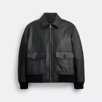 美品】 コーチ レザー ガーメントバッグ スーツケース ブラック COACH