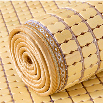 麻将凉席麻将席18m15m12m08m竹凉席学生宿舍单双人床折叠竹席原色双筋