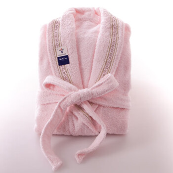 金号kingshore浴衣纯棉浴袍男女情侣可穿睡衣全棉毛巾料睡袍加厚家居