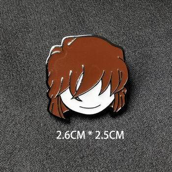 新品日系侦探柯南周边徽章怪盗基德金属胸针男女情侣礼物 灰原哀q版