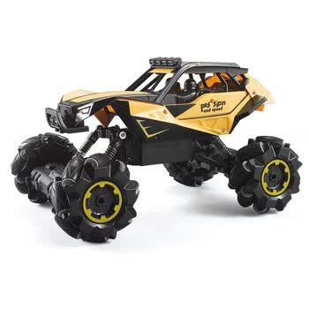 双鹰无线遥控越野攀爬车无线玩具车四驱漂移越野汽车儿童节日礼物黄色