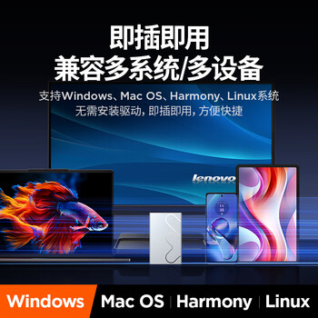 联想（Lenovo）小新1TB 移动硬盘L6 USB3.2Gen1 2.5英寸机械硬盘笔记本电脑外接文件照片备份外置存储