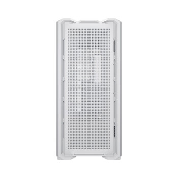 骨伽 乘风MX600 全塔台式玻璃侧透机箱 支持E-ATX主板竖装显卡360水冷/网孔面板 白