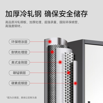 中伟更衣柜员工储物柜职员柜存包柜员工柜拆装六门柜灰白套