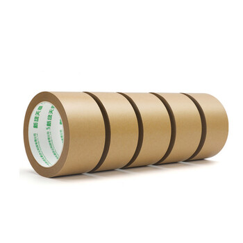 天章 （TANGO）牛皮纸胶带60mm*18米*5卷125um打包封箱胶布不透明无声可手撕家用工厂车间生产办公用品 T19623