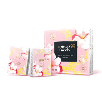 洁柔手帕纸 潋滟桃花4层7片*12包纸巾小包可湿水便携装口袋花园高级香 洁柔手帕纸 潋滟桃花4层7片*12包纸巾小包可湿水便携装口袋花园高级香