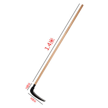 镰刀户外长柄加长大杉镰刀割草刀农用全钢手工锻打廉刀割草大扇刀 杉