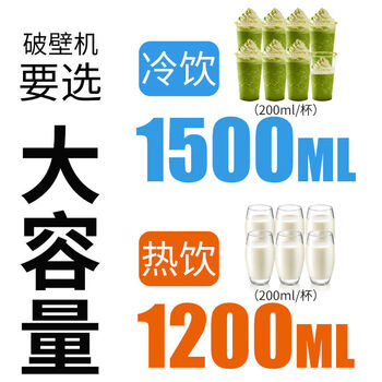 苏泊尔（SUPOR）破壁机SP523SD全自动1.5L大容量多功能料理豆浆机 触控彩屏 加厚隔音罩