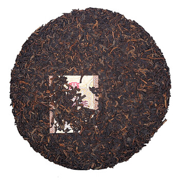 大益 茶叶 普洱茶熟茶 唛号2014年7262饼茶357g 