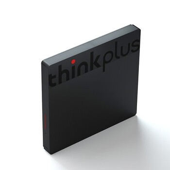 联想 thinkplus 外置光驱 黑色 TX802 双接口识别 免驱安装即插即用 一键刻录数据加密保护
