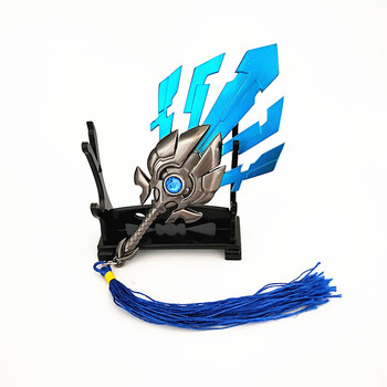 王者诸葛亮武陵仙君扇子模型和金属荣耀玩具9厘米送刀架礼品 诸葛亮