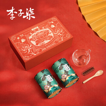 李子柒喜气莲莲藕粉礼盒700g 桂花坚果味送长辈年货礼盒营养早餐