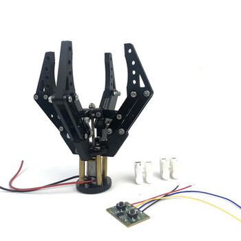 机械手抓爪 3d打印n20马达夹子  亚克力 机器人夹持器玩具snm2500 n20