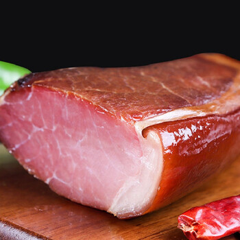 蜀农纪 四川烟熏后腿腊肉5斤柏树枝熏烤二刀腊肉偏瘦柴火烟熏腊肉农家
