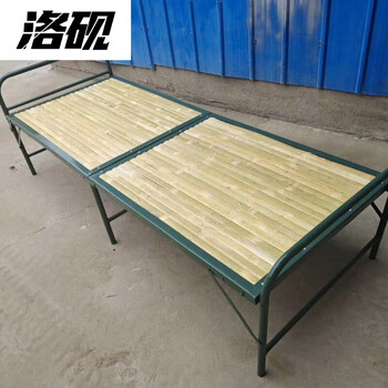 床家用床双人竹板人床午休床折叠单人床 加厚竹板床宽75*长190*高40