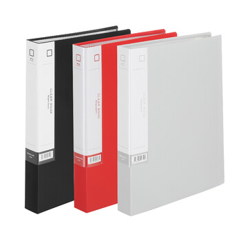 齐心(Comix)A4/60页资料册 文件活页收纳册 插袋档案文件夹 办公用品 明兰A3306