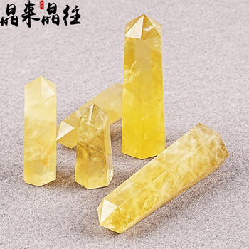 黄水晶柱价格报价行情- 京东