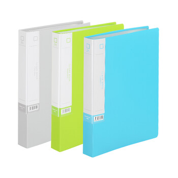 齐心(Comix)A4/60页资料册 文件活页收纳册 插袋档案文件夹 办公用品 明兰A3306