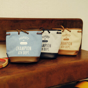 Champion冠军24冬季新款单肩包男女休闲情侣水桶包通勤潮流手提包