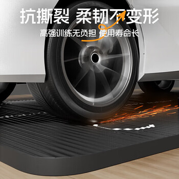 李宁瑜伽垫男士健身垫加厚跳绳防滑减震垫仰卧起坐垫子大尺寸加宽地垫