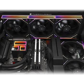 利民（thermalright）FROZEN INFINITY 360 BLACK 冰封无限 一体式水冷散热器 幻彩无限镜灯效 FI360 BLACK