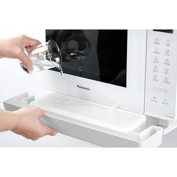 松下（Panasonic）23升家用微波炉 微蒸烤炸一体机 平板式加热 除味去污自清洁 自动菜单 NN-DS37PW 人气