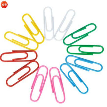 得力(deli)0038彩色回形针 曲别针多色混合(160枚/筒)10筒装 得力(deli)0038彩色回形针 曲别针多色混合(160枚/筒)10筒装